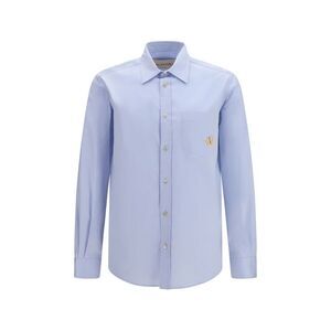 Valentino Garavani Blue Cotton Dress Men's Shirt